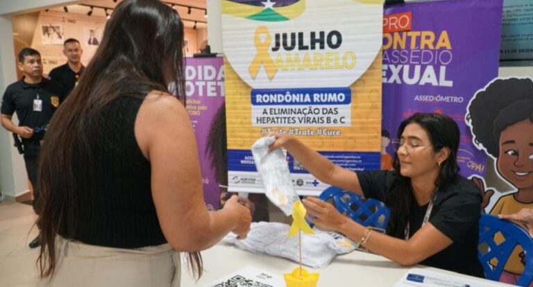 Julho Amarelo 2025 é lançado em Rondônia com foco na eliminação das hepatites virais até 2030