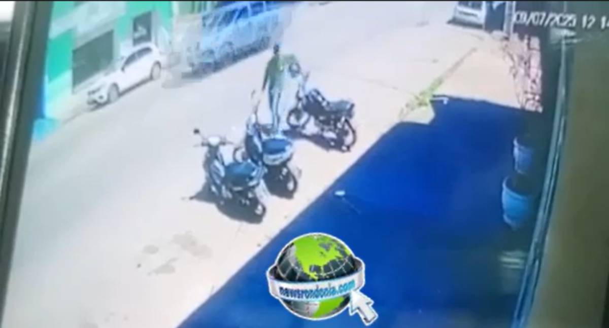 Ladrão é filmado furtando capacete na zona sul de Porto Velho