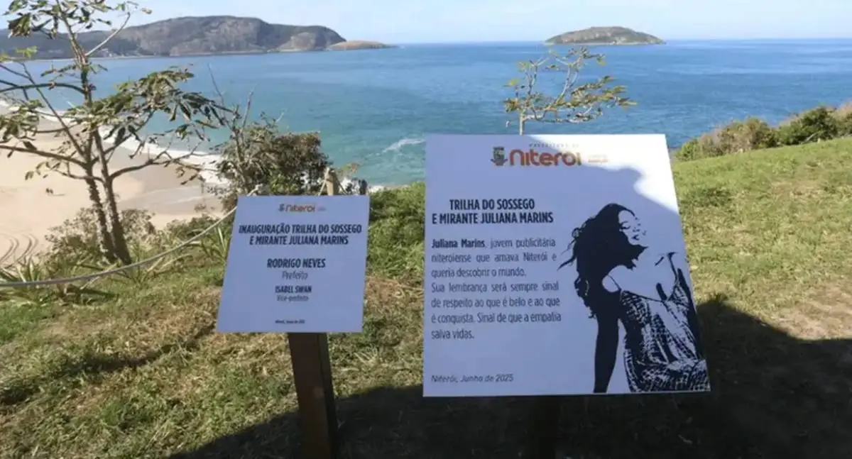 Mirante e trilha da praia do sossego ganham nome de Juliana Marins em homenagem Póstuma