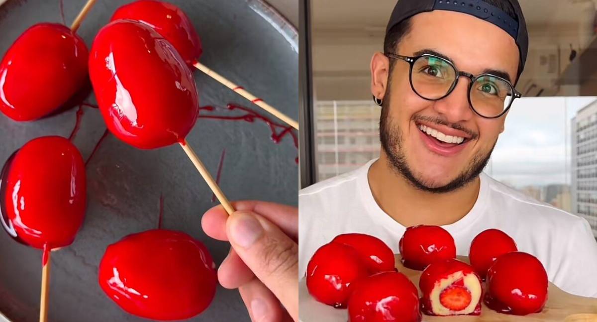 Morango do Amor vira febre no Brasil; aprenda a fazer o doce