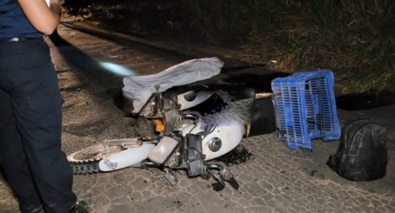 Motociclista morre em colisão com caminhão na Zona Rural de Ji-Paraná