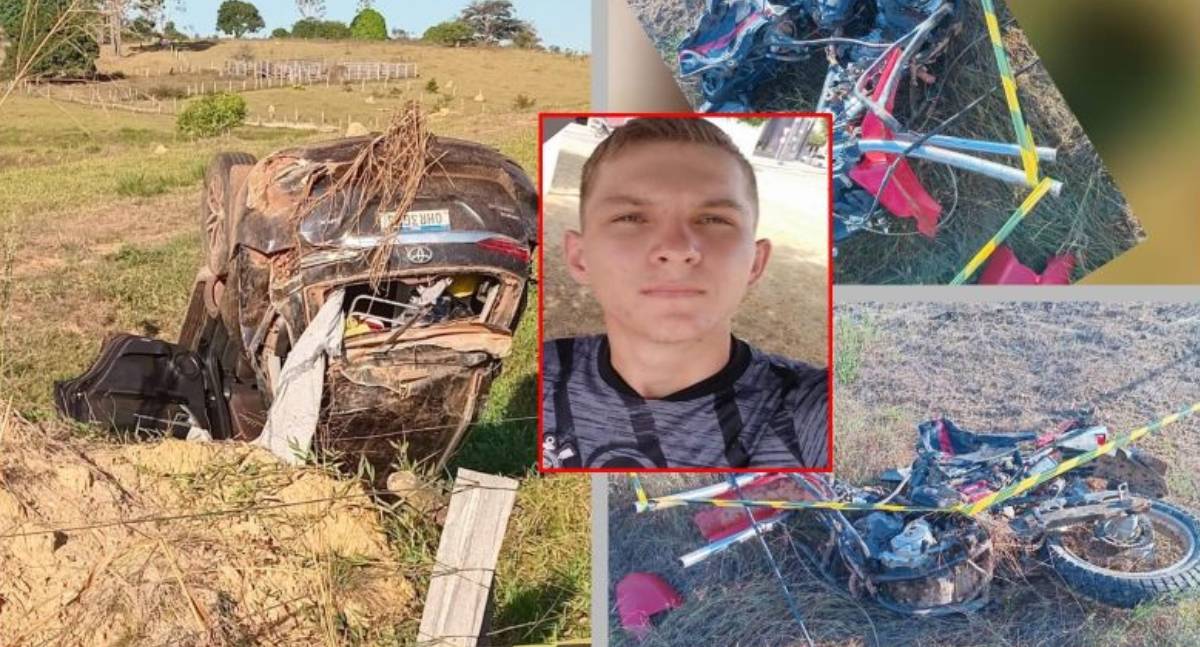 Motociclista morre em colisão na RO-481 em Santana do Guaporé
