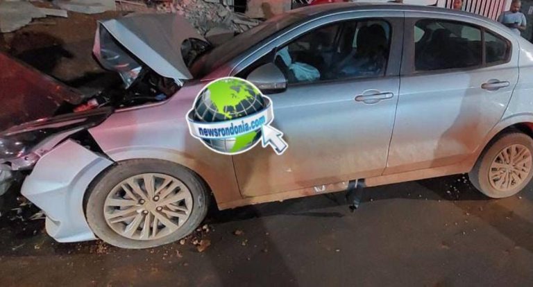 Motorista foge depois de bater contra papa entulho na zona sul