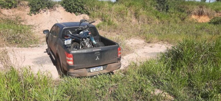 Motocicleta furtada é recuperada após prisão por embriaguez