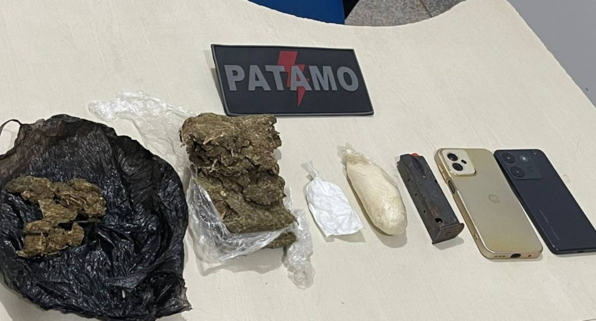 Polícia apreende drogas e acessório de arma em Ji-Paraná