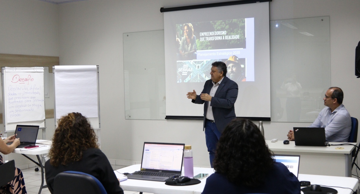 Sebrae RO realiza Workshop Direcionamento Estratégico 2035 com foco no futuro dos pequenos negócios