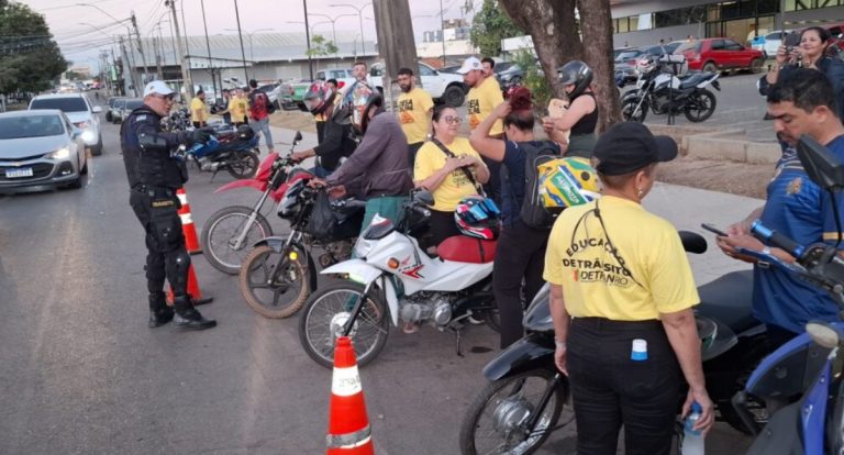 Semana Nacional de Prevenção de Sinistros com Motociclistas mobiliza Porto Velho até dia 31 - News Rondônia