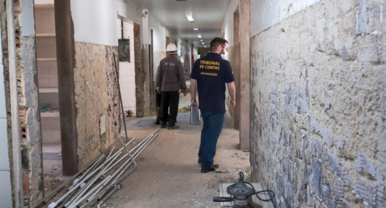 TCE-RO fiscaliza reforma na ala cardiovascular do Hospital de Base em Porto Velho