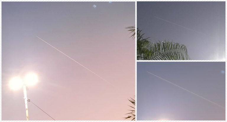 Trilha voadora observada no céu de Porto Velho: o fenômeno é resultado da interação entre aeronaves e condições atmosféricas - News Rondônia