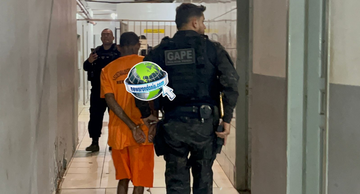 Vulgo “Afroex” é preso após ameaçar matar policiais penais no presídio 470 em Porto Velho