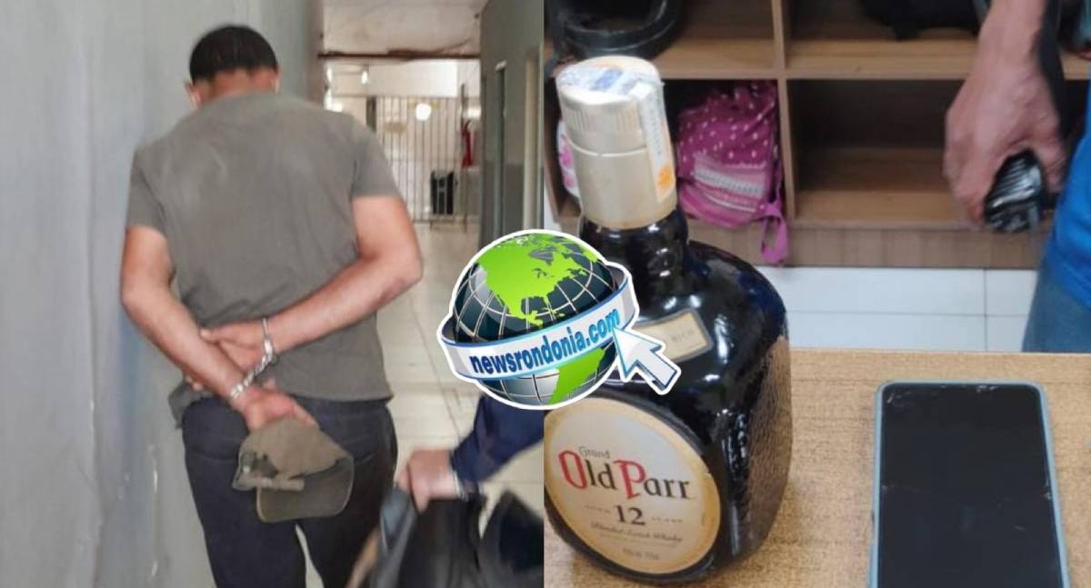 Vulgo “Old Par” é preso furtando whisky em supermercado na zona sul