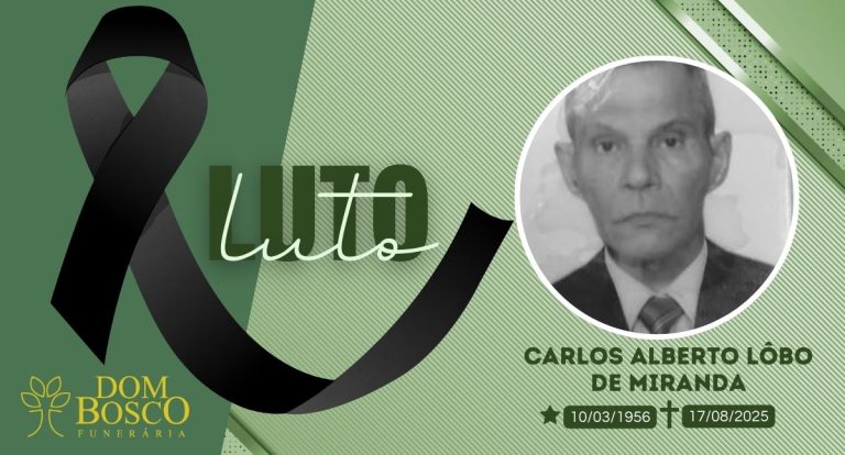 Nota de Falecimento: Carlos Alberto Lôbo de Miranda