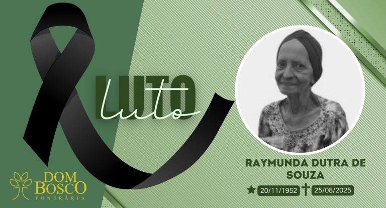 Nota de pesar: Raymunda Dutra de Souza - News Rondônia