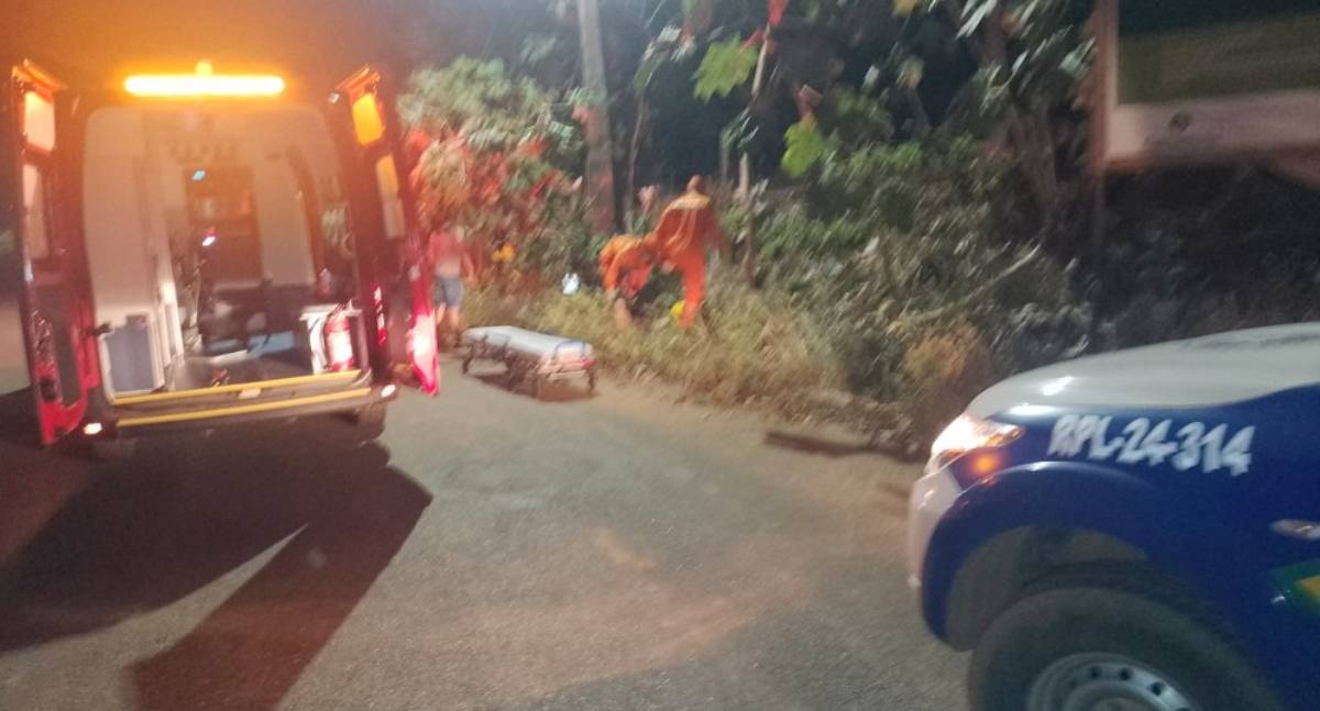Acidente de trânsito deixa motociclista ferido em Jaru