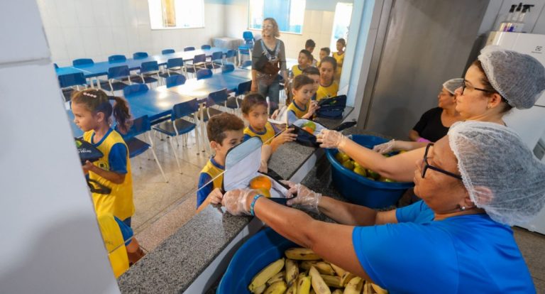 Ações da Prefeitura de Porto Velho incentivam alimentação saudável nas escolas