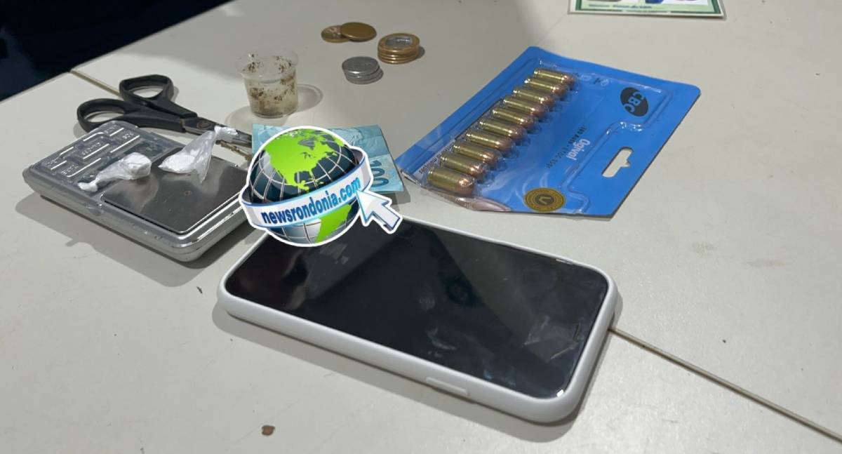 Adolescente com drogas e munições é apreendido na zona leste de Porto Velho