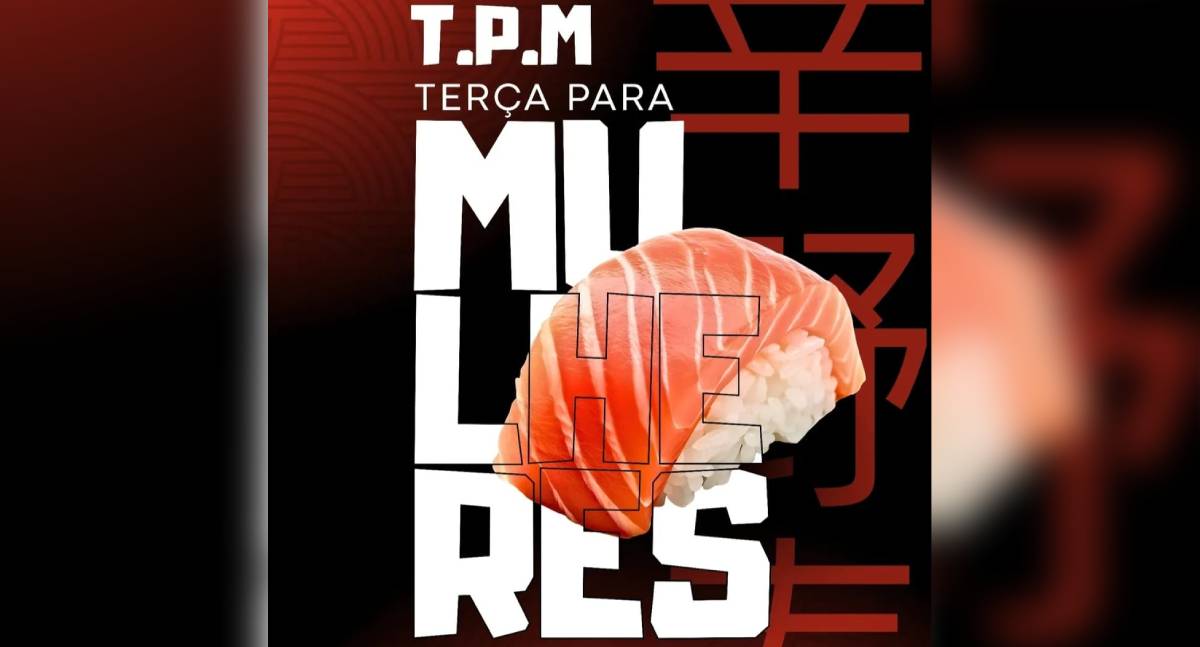 Agenda News: T.P.M no Sushi Zen transforma a terça das mulheres em um momento de sabor e carinho