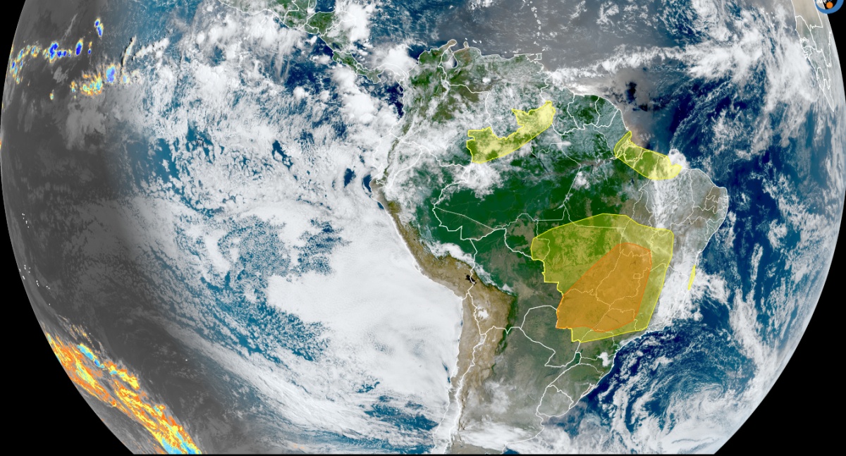 Alerta do Inmet e da MetSul: clima seco vai causar queda acentuada na umidade, com índices comparáveis aos de desertos