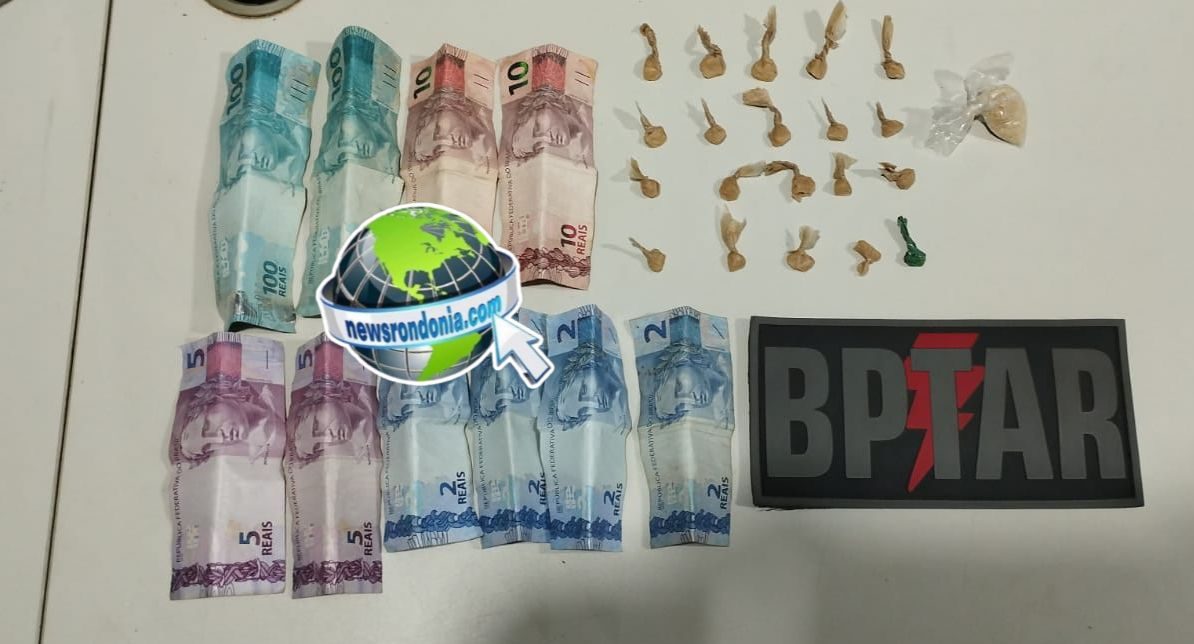 BPTAR apreende adolescente com drogas no Cai N’água