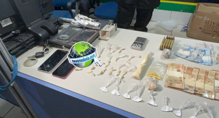 BPTAR e BOPE apreendem drogas, objetos roubados e prendem trio suspeito na zona norte de Porto Velho