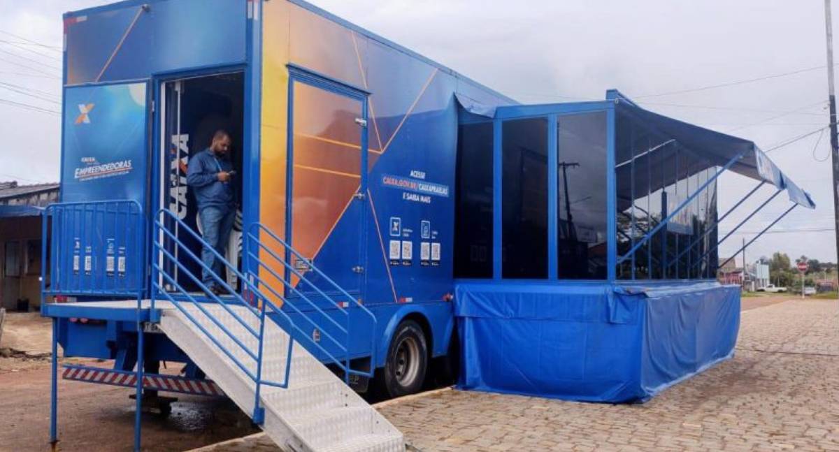 Caminhão da Caixa chega a Vilhena para atender servidores municipais