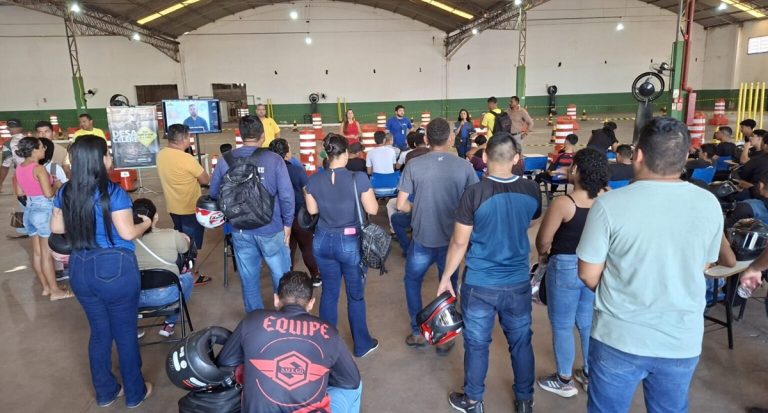 Candidatos à primeira habilitação participam da Semana Nacional de Prevenção a Acidentes com Motociclistas em Rondônia - News Rondônia
