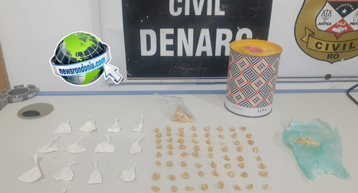 Casal é preso e adolescente apreendido com drogas em boca de fumo no Cai N’água