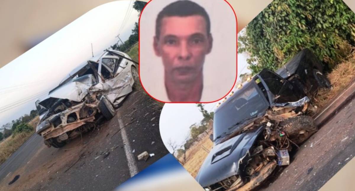 Colisão entre caminhonete e carro mata motorista na RO-473
