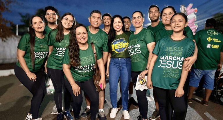 Com recurso de Cristiane Lopes, Marcha para Jesus 2025 reúne multidão em Porto Velho