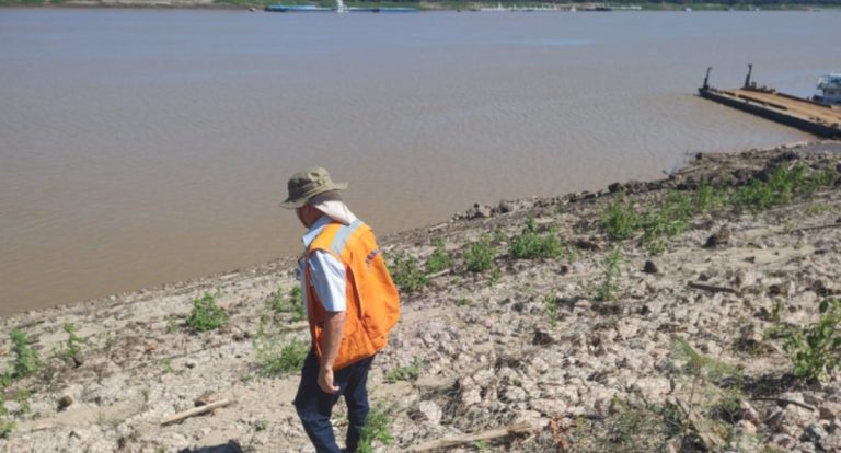 Defesa Civil de Porto Velho monitora nível do rio Madeira e risco de desbarrancamentos na estiagem