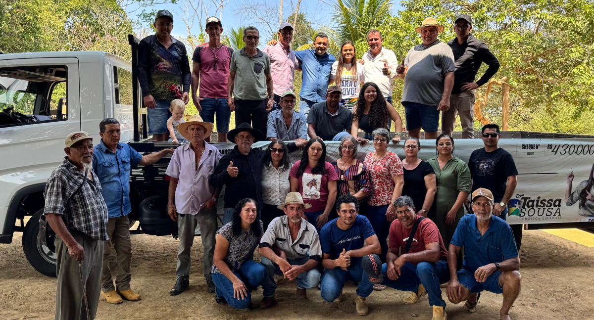 Deputada Dra. Taíssa fortalece agricultura com entrega de caminhão para produtores de cacau em Buritis