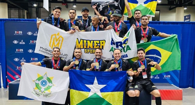 Dra. Taíssa celebra conquista da PMRO: Rondônia fica em 3º lugar nos EUA no World Police & Fire Games