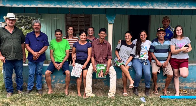 Dra. Taíssa comemora avanço das obras de asfalto na RO-420 durante visita ao distrito de Jacinópolis