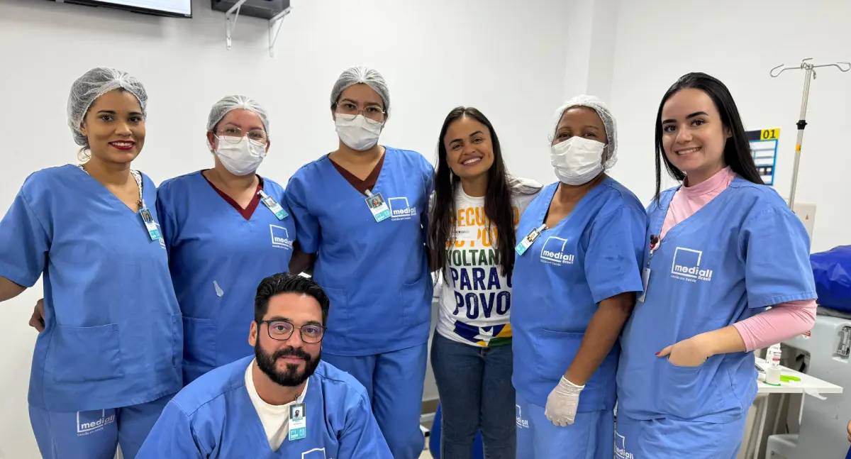 Dra. Taíssa visita Hospital Dr. Júlio Pérez Antelo e celebra funcionamento da hemodiálise em Guajará-Mirim