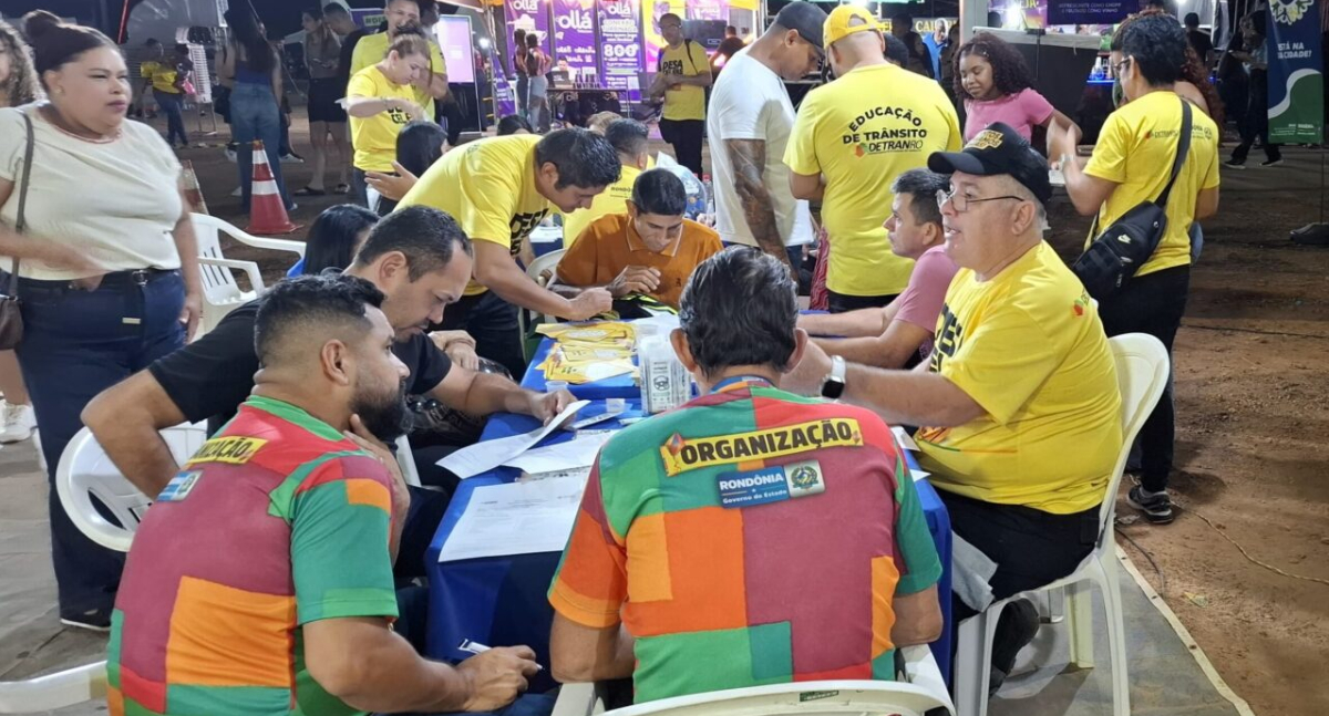 Educação de Trânsito no Arraial Flor do Maracujá alcança mais de 3,7 mil pessoas em Rondônia