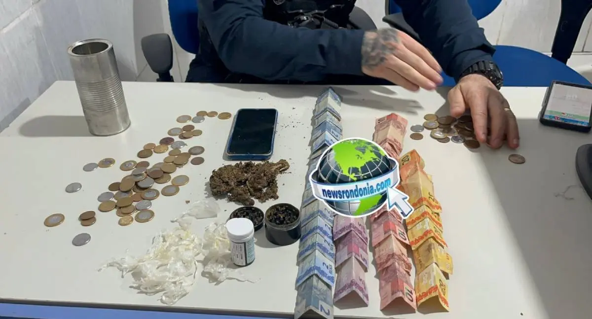 Equipe do sgt Machado recebe denúncia e prende suspeito com drogas em boca de fumo