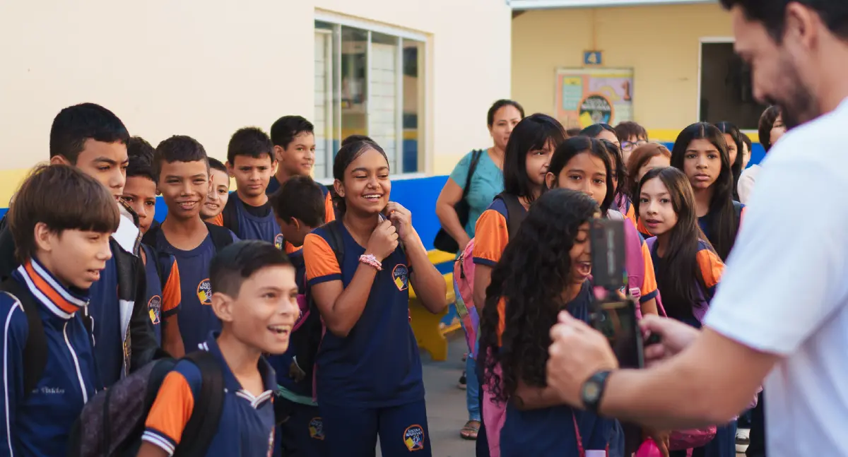 Escola pública em Porto Velho se transforma em cinema durante Festival Infantil de Animação