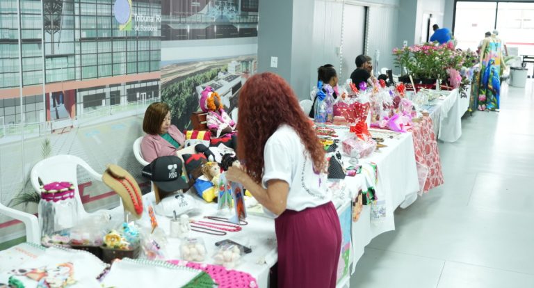 Feira Livre Mulher do Norte reúne 30 expositoras no TRE-RO e reforça campanha Agosto Lilás em Porto Velho