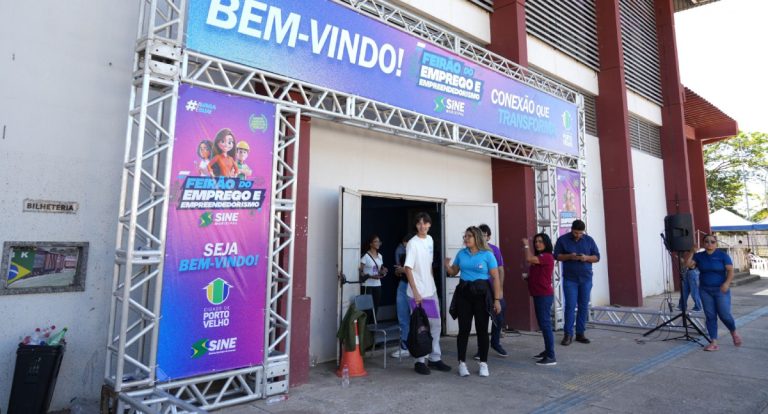 Feirão do Emprego é sucesso e reúne mais de 10 mil pessoas em Porto Velho