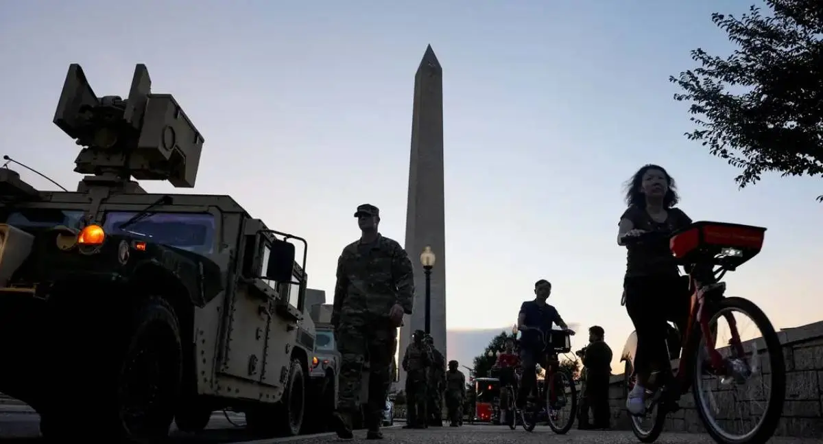 Guarda Nacional chega a Washington DC em meio à crítica da prefeita