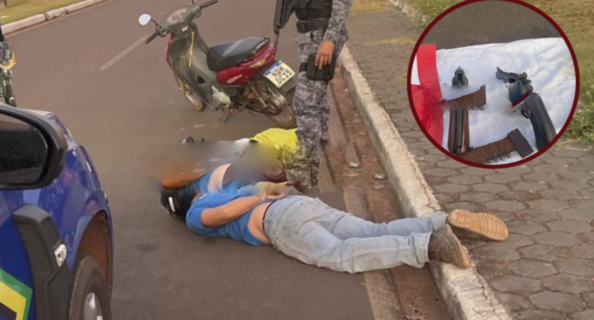 Homem é preso com armas de fogo em Rolim de Moura