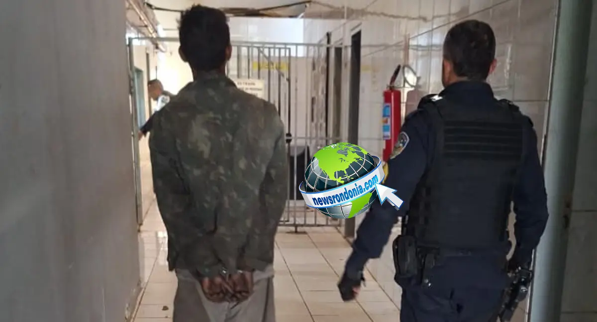 Homem é preso furtando ônibus na Rua Geraldo Pataxó, bairro Lagoinha