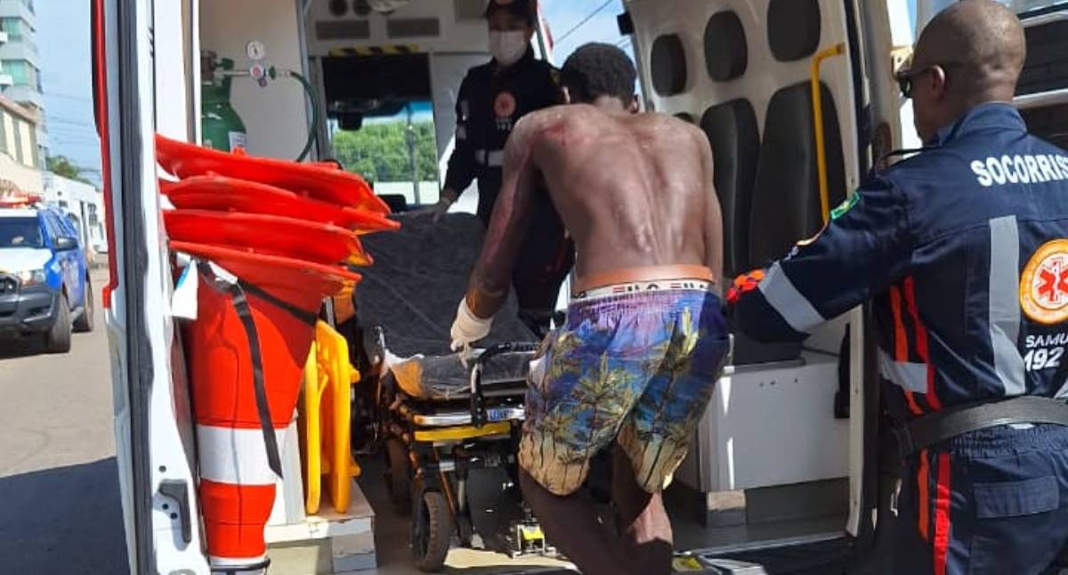 Homem em situação de rua é vítima de tentativa de homicídio em Porto Velho