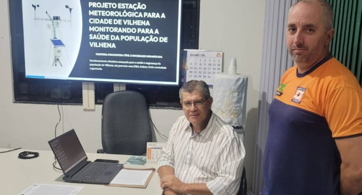 IFRO Vilhena apresenta projeto de estação meteorológica