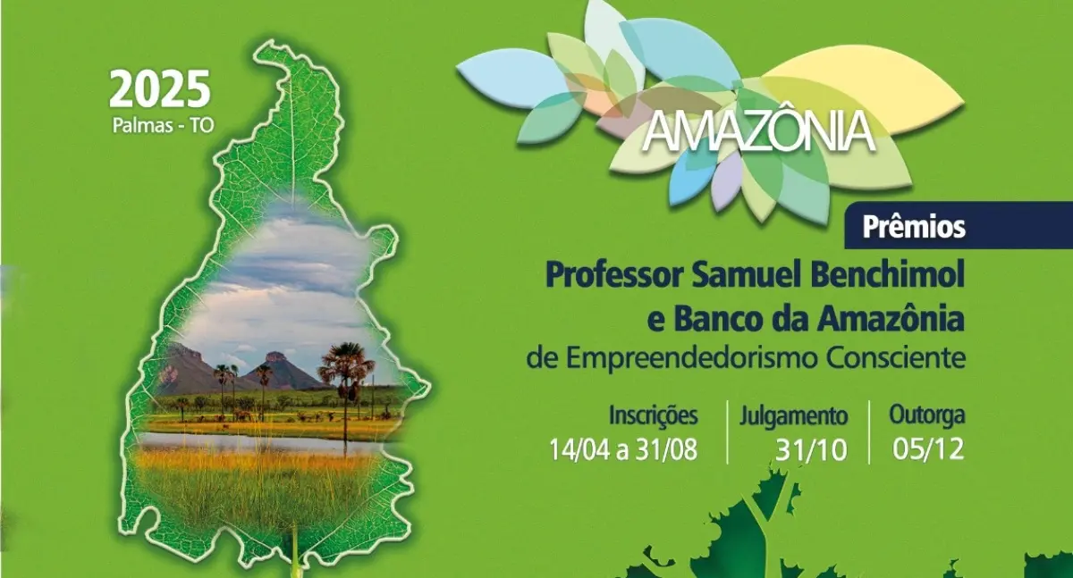 Inscrições para os prêmios Samuel Benchimol e Banco da Amazônia 2025 encerram no dia 31
