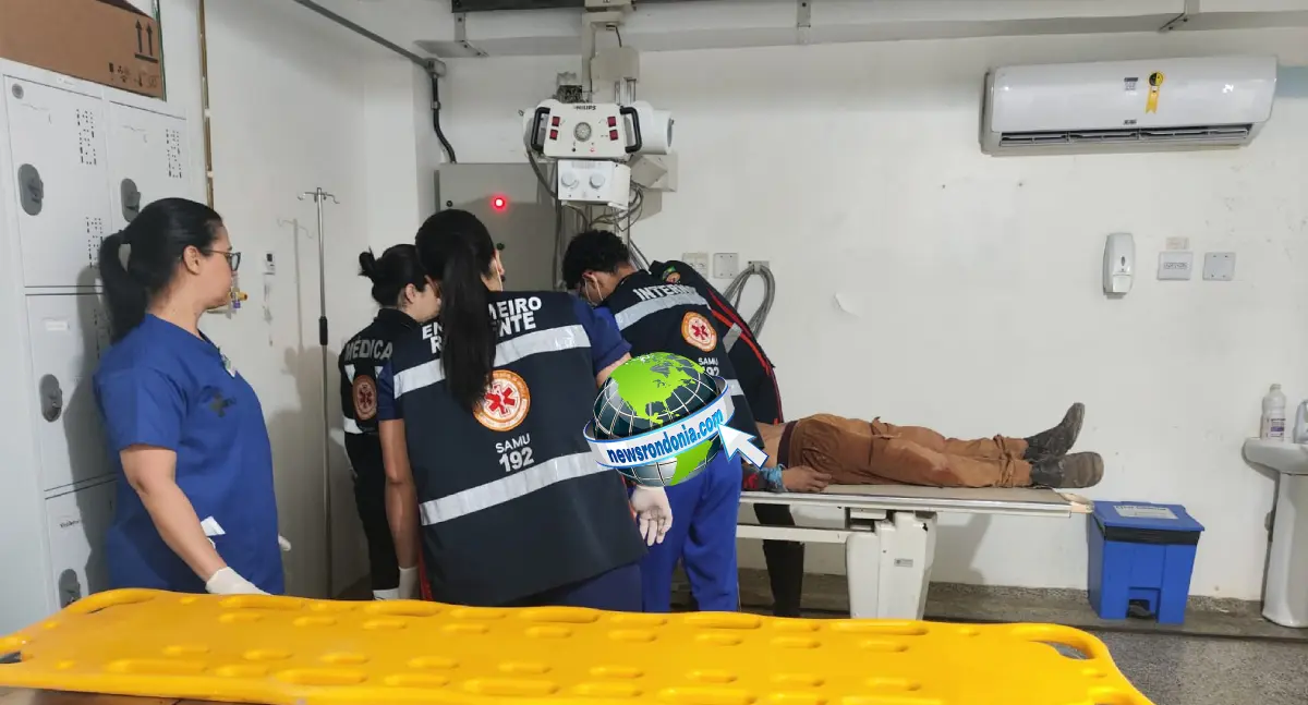 Jovem cai de telhado na zona Leste de Porto Velho e é internado em estado gravíssimo