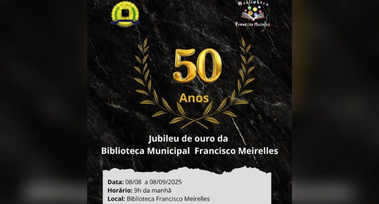 Jubileu de Ouro: 50 anos de história da Biblioteca Francisco Meirelles