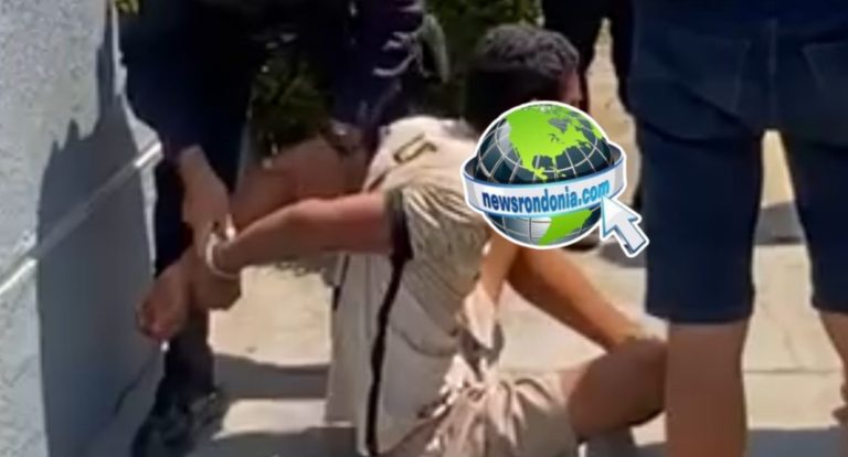 Ladrão é preso depois de dar soco na boca de adolescente para roubar celular