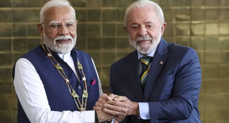 Lula e Modi conversam sobre as tarifas dos EUA