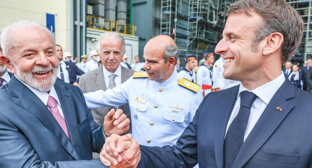Macron e Lula se comprometem a dialogar sobre acordo UE-Mercosul
